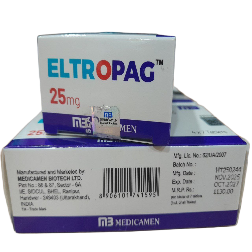 Eltropag 25mg - Eltrombopag Olamine Tablets
