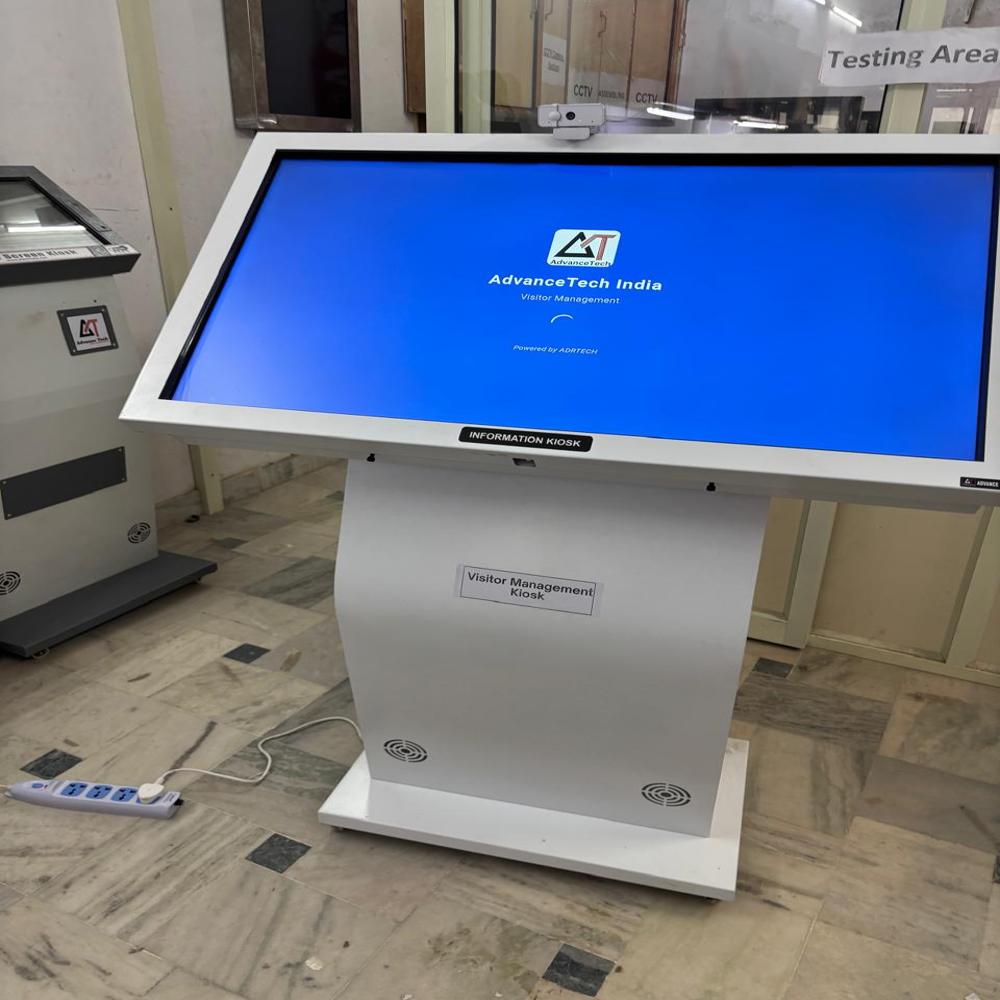 Visitor Information Kiosk - Color: Black