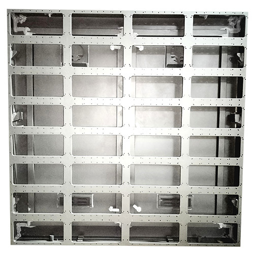 1280x1280mm MS GI LED Display Cabinet For Advertising LED Screen