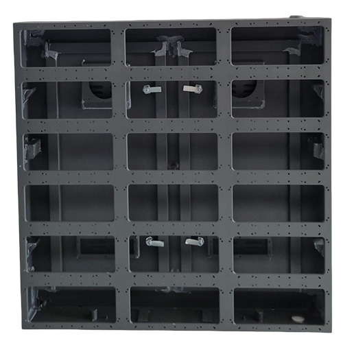 960x960mm MS GI LED Display Cabinet for Advertising LED Screen