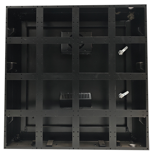 768x768mm MS GI LED Display Cabinet for Advertising LED Screen
