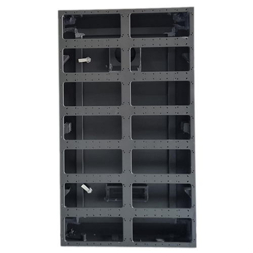 640x1120mm MS GI LED Display Cabinet for Advertising LED Screen