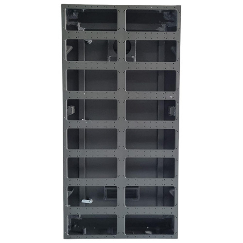 640x1280mm MS GI LED Display Cabinet for Advertising LED Screen