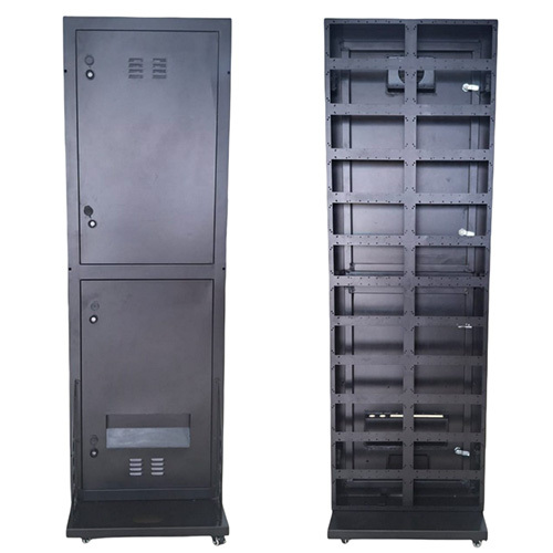 640x1920mm Outdoor MS GI LED Display Cabinet Standee for Advertising LED S