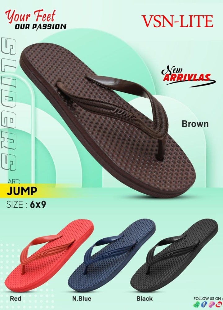 6x9 Mens Jump Slipper