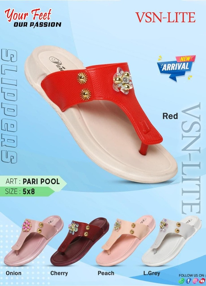 5x8 Ladies Pari Pool Slippers