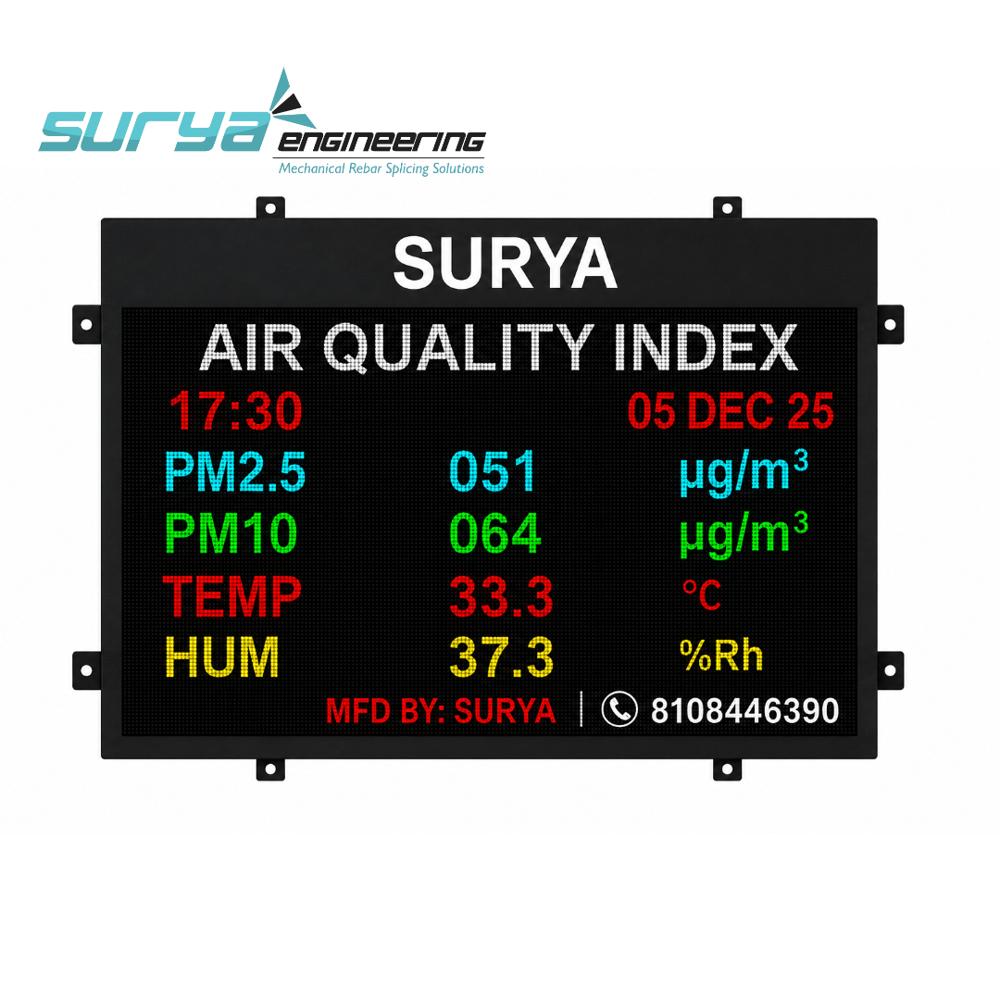 AQI Monitoring Machines Manufacturer in India | Surya Engineering