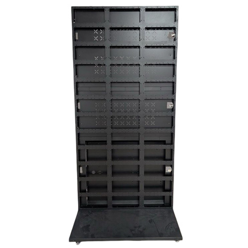 960x1920mm MS GI LED Display Cabinet Standee for Advertising LED Screen