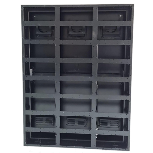 960x1280mm MS GI LED Display Cabinet Front Service for Advertising LED Screen