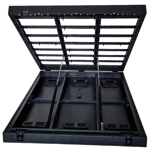 960x1280mm MS GI LED Display Cabinet Front Service for Advertising LED Screen