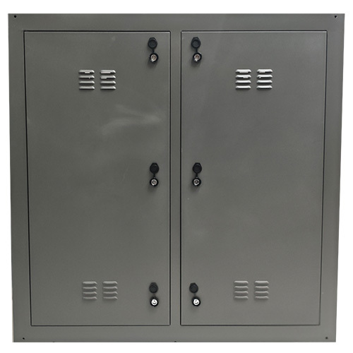 1280x1280mm MS GI LED Display Cabinet for Advertising LED Screen  Slim Series