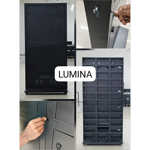 960x1920mm Outdoor MS GI LED Display Cabinet Standee for Advertising LED Screen