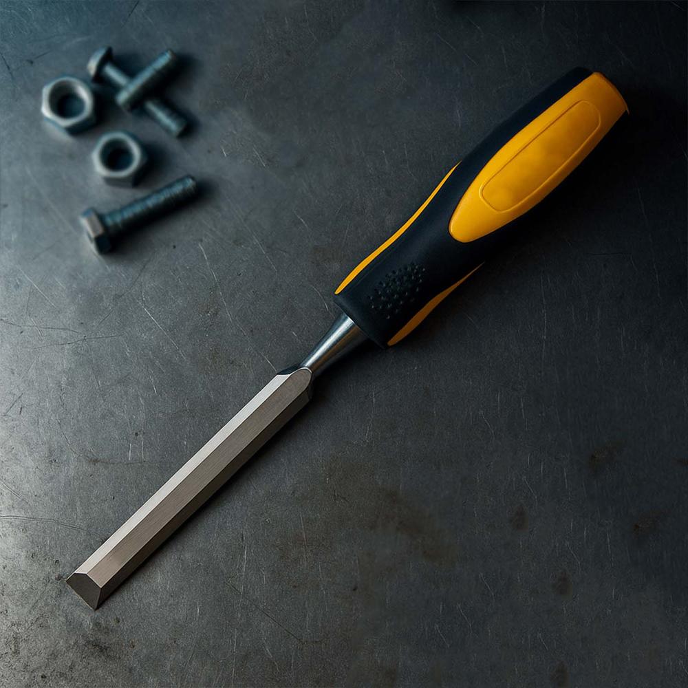 Heavy-Duty Woodworking Chisel with Ergonomic Handle (12mm / 1 Pc)