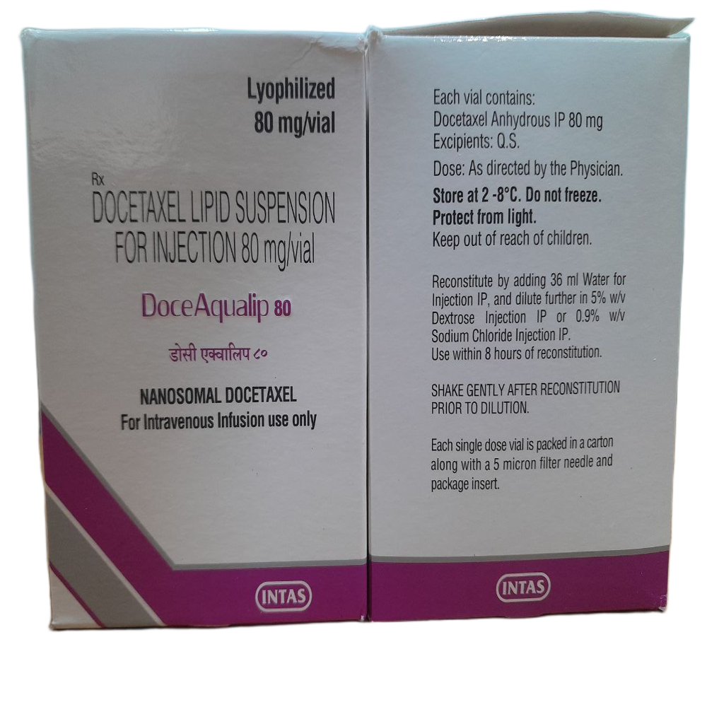 Doceaqualip 80mg - Docetaxel Lipid Suspension Injection