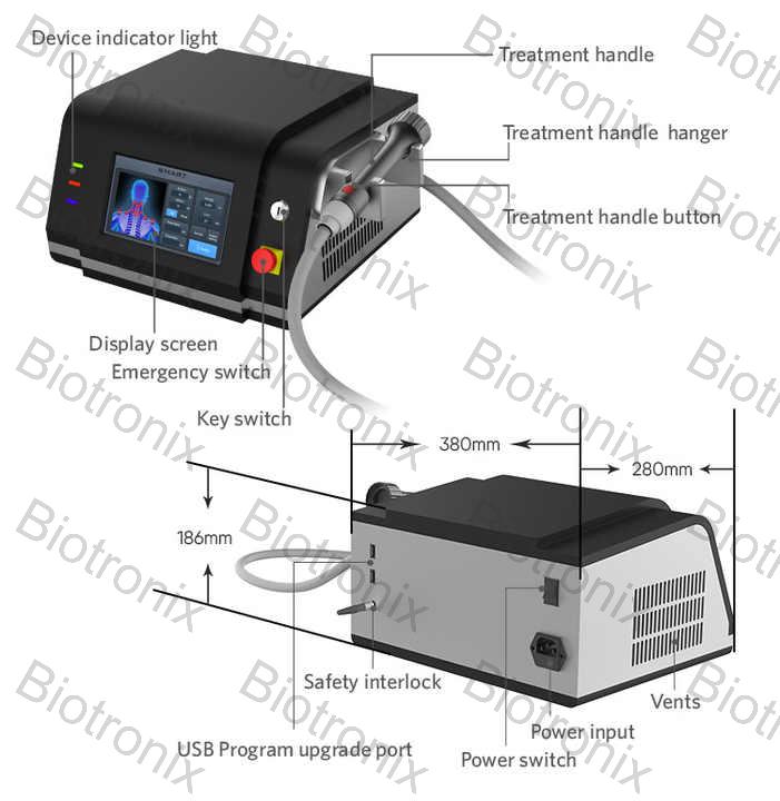 High Performance Laser Therapy Machine for Clinics
