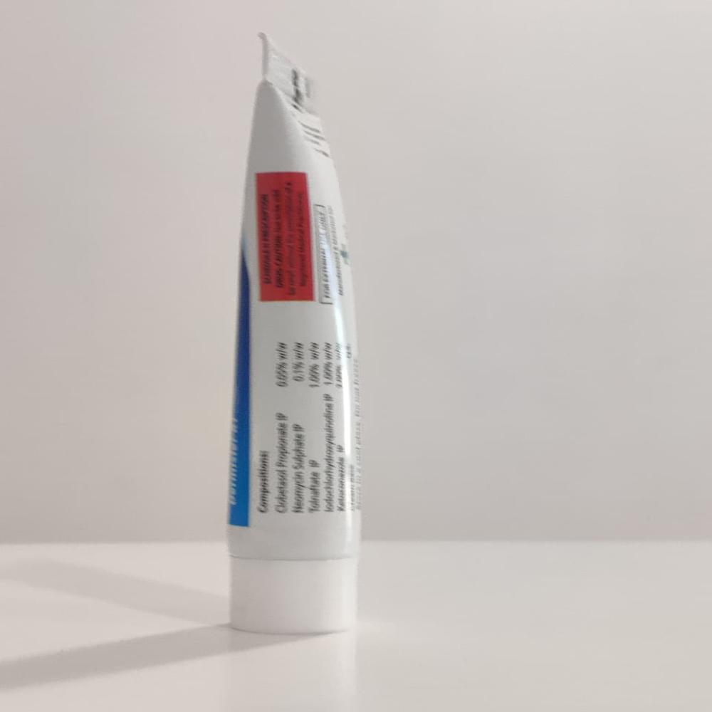 Clobetasol neomycin Ketoconazole tolnaftate Clioquinol 5 combination KT Cream
