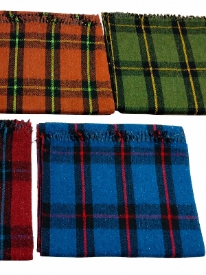 Winter Blanket - Wool Blend Acrylic, Multiple Sizes, Brown Checkered | Thermal Insulation, Soft, Shrink Resistant, Machine Washable