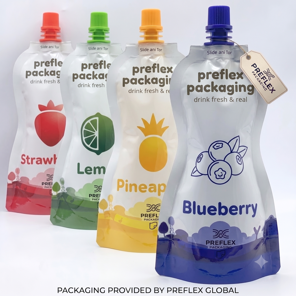 Juice Packaging - Color: Multicolor (Custom Printing)