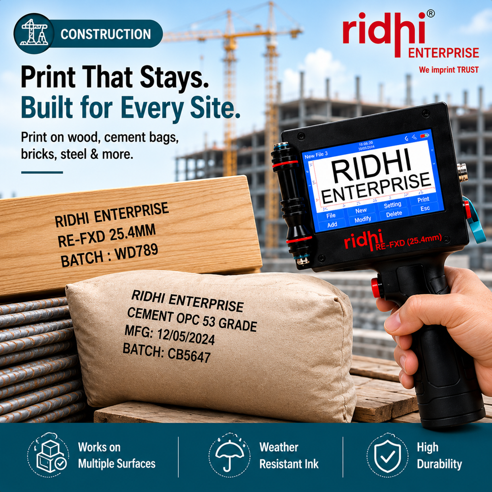 Ridhi Fxd 25.4mm Batch Coding Machine - Automatic Grade: Automatic