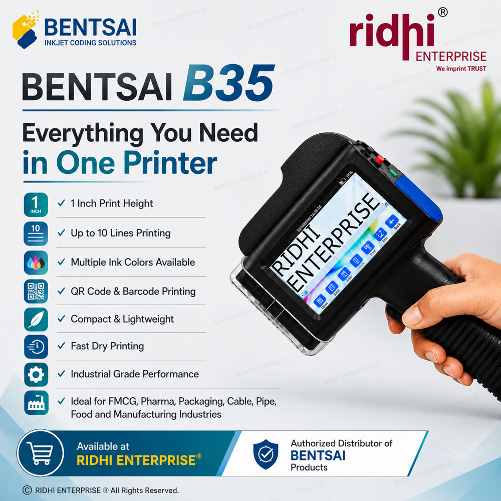 RIDHI Bentsai Handheld Inkjet Printer B35