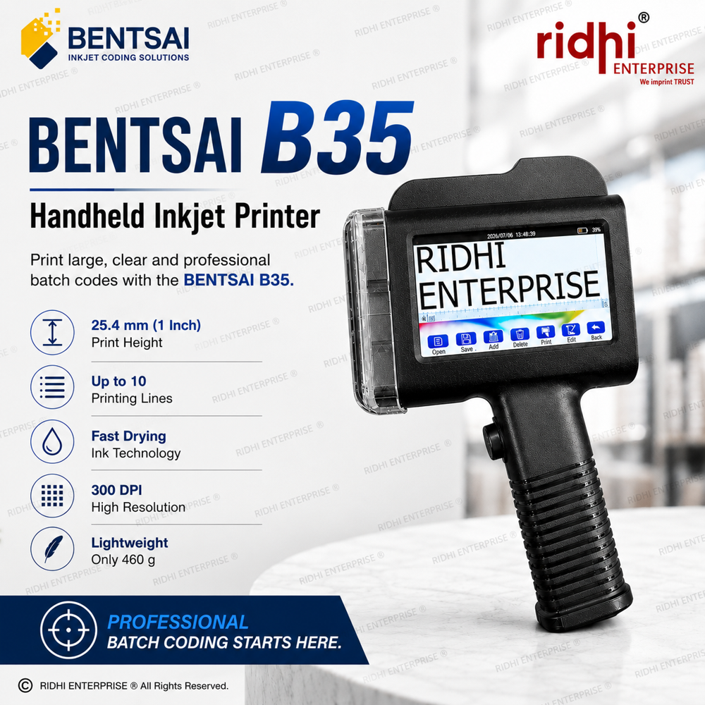 RIDHI Bentsai Handheld Inkjet Printer B35