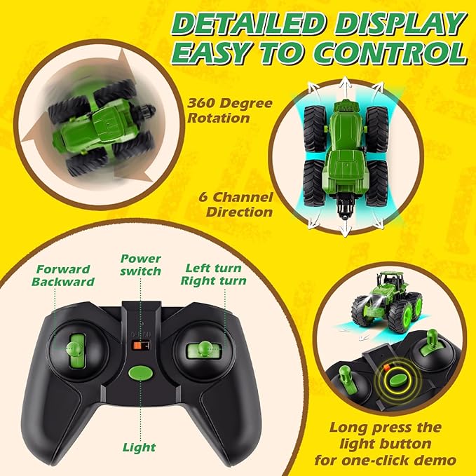 REMOTE CONTROL FARM TRACTOR