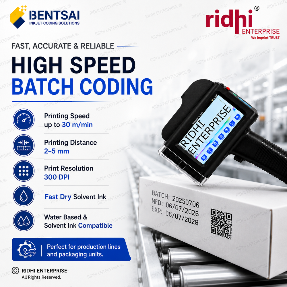 RIDHI BENTSAI B35 HANDHELD TIJ PRINTER