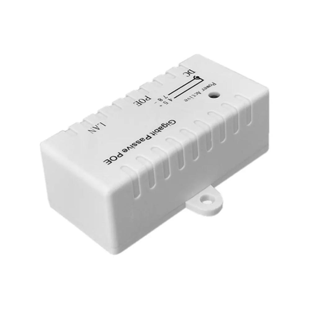 POE DC12v-48v 1000Mbps Gigabit Single port Passive POE Injector Power Adapter Module Accessories
