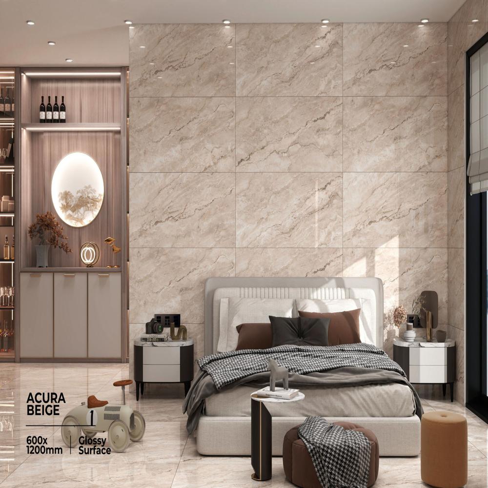 glossy vitrified tile