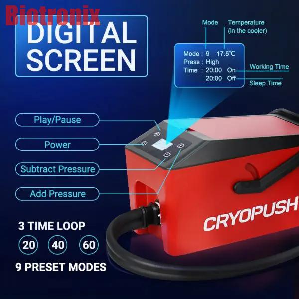 Red Cold Compression Therapy System for Sports Recovery
