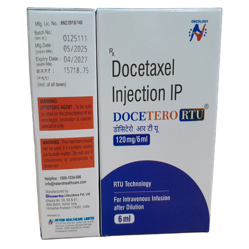 Docetero Rtu 120mg - Docetaxel Injection