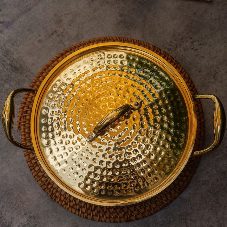 Brass Kadhai - Grade: Food Grade