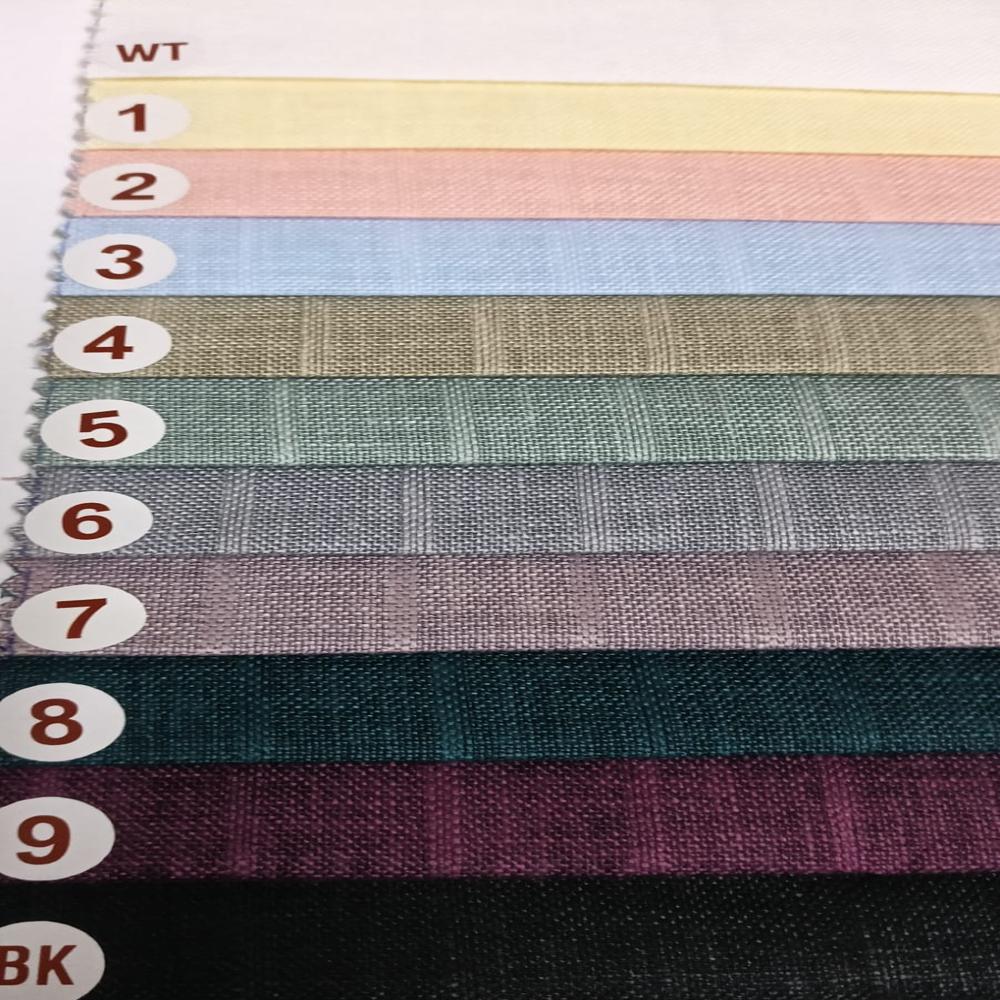 COTTON LINEN DOBBY SHIRTING FABRIC