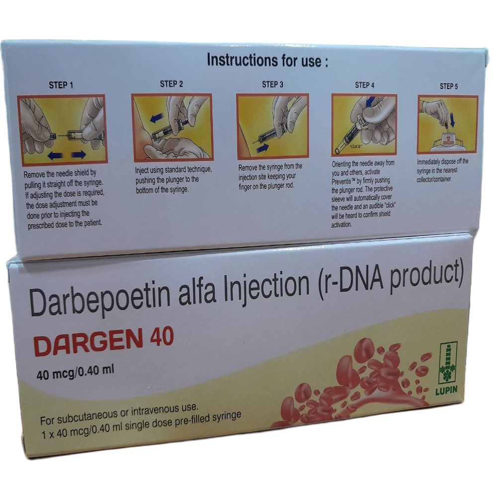 Dargen 40mcg - Darbepoetin Alfa Injection (r-DNA product)