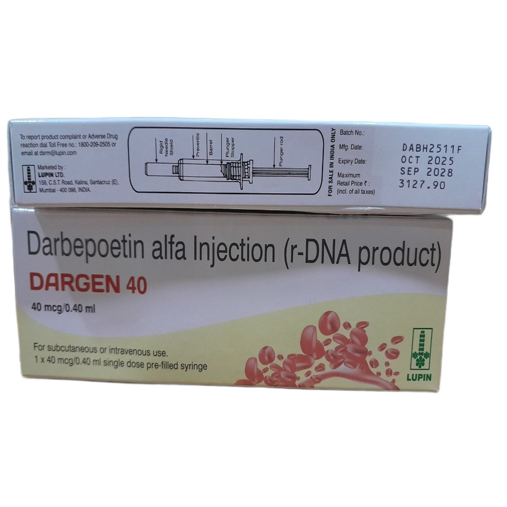 Dargen 40mcg - Darbepoetin Alfa Injection (r-DNA product)