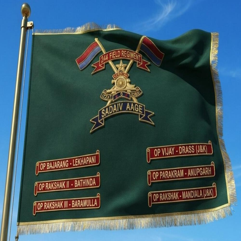 ARTY 244 FIELD REGIMENT FLAG