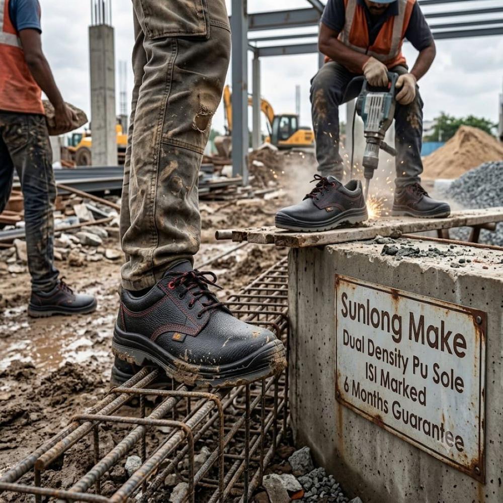 Sunlong Make PU Sole Safety Shoes