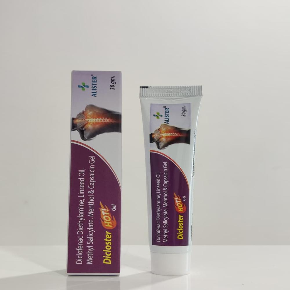 Diclofenac Diethylamine 1.16%, Linseed Oil 3%, Methyl Salicylate 10%