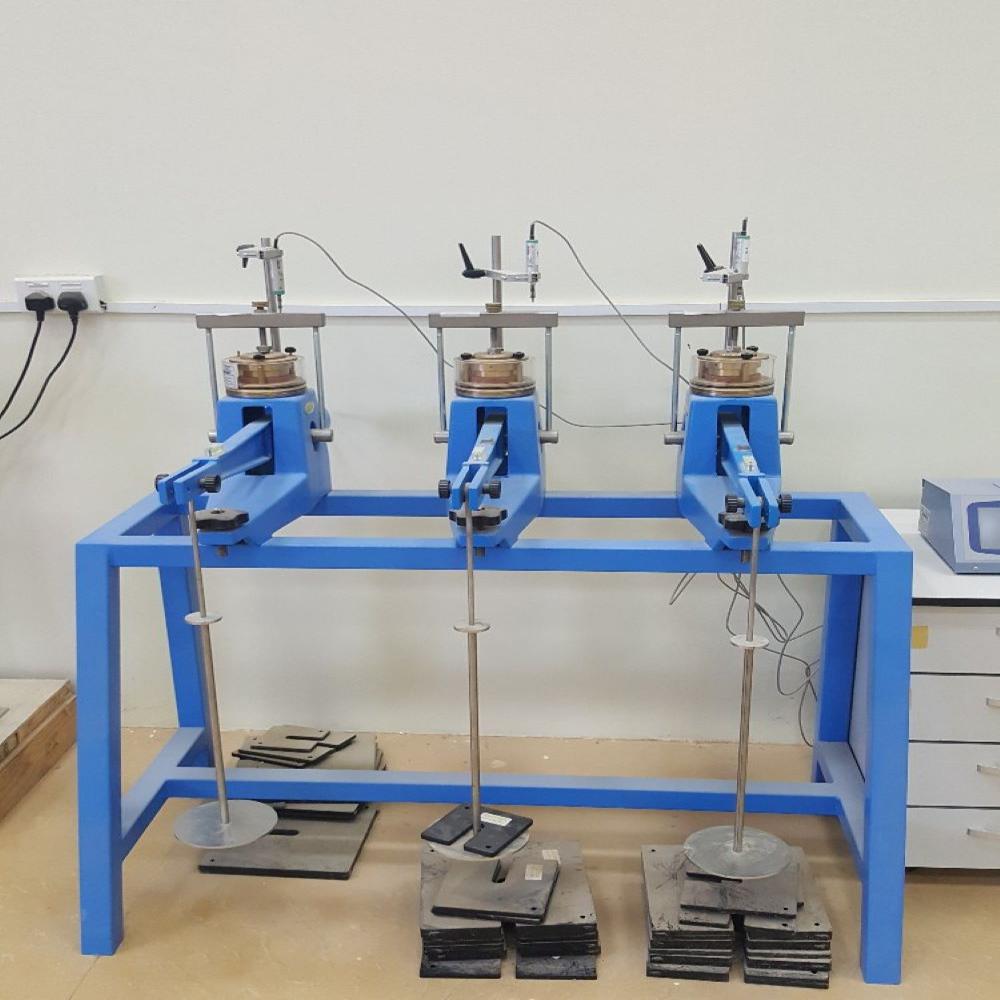 Three Gang Consolidation Test Apparatus - Application: Industrial