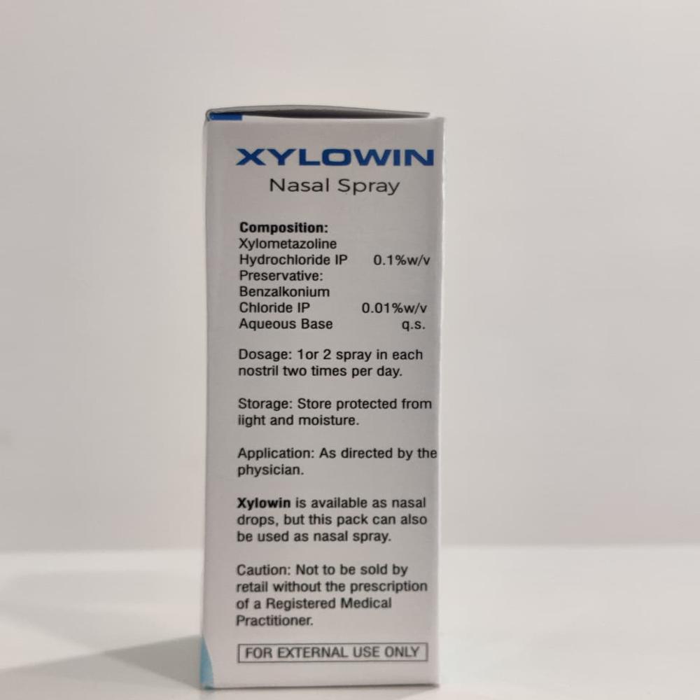 Xylometazoline Hydrochloride 0.1% & Benzalkonium Chloride 0.01%