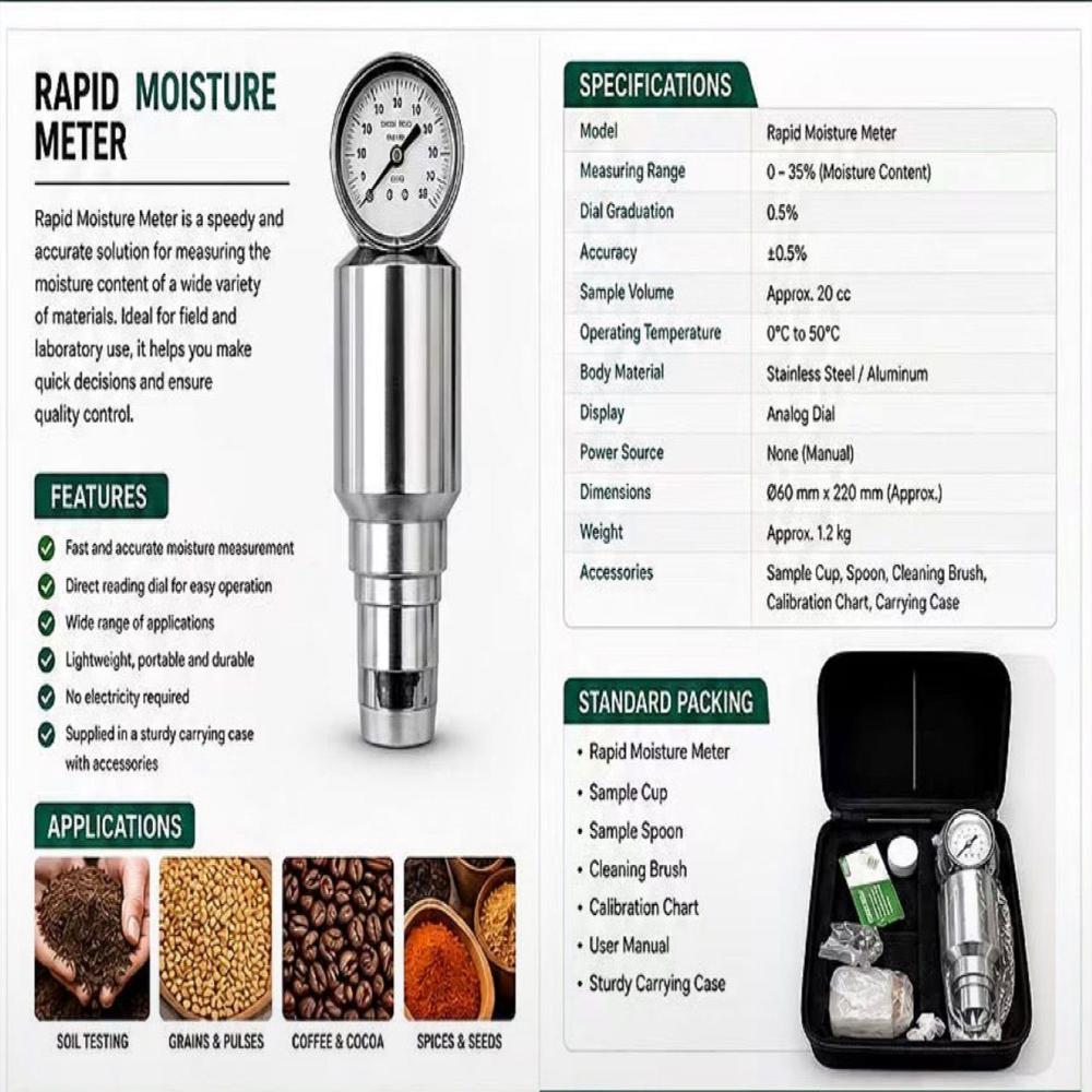 Speedy Rapid Moisture Meter