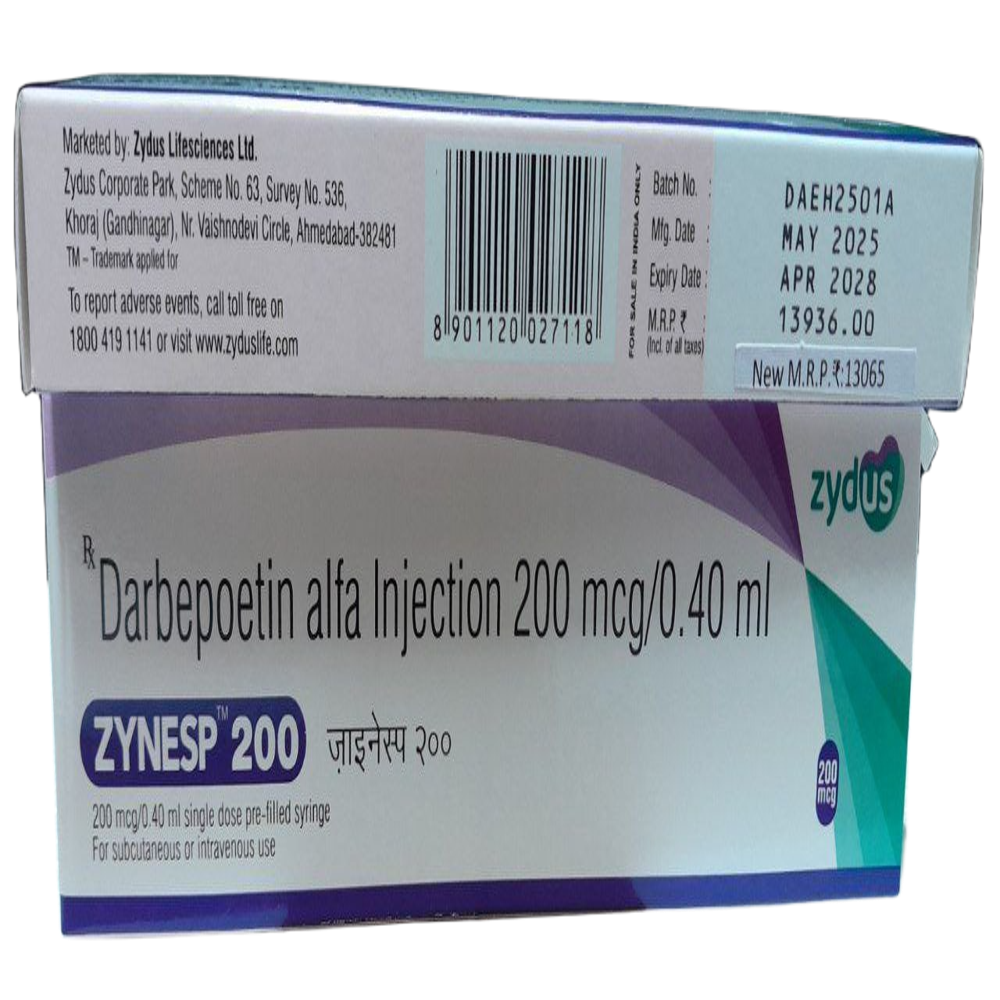 Zynesp 200mcg - Darbepoetin Alfa Injection