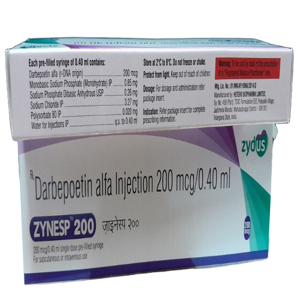 Zynesp 200mcg - Darbepoetin Alfa Injection
