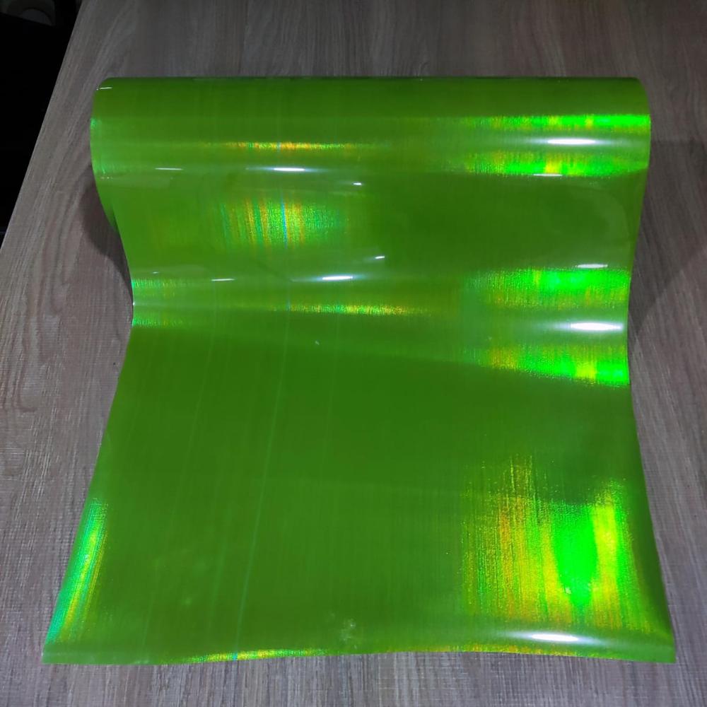 20 Inch Neon Green Sparkle Heat Transfer Vinyl Roll for T-Shirt Printing