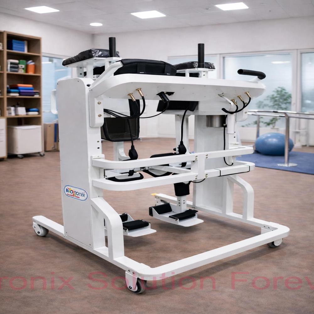 Physiotherapy Exoskeleton Machine for Walking Rehabilitation