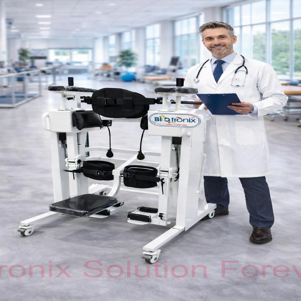 Physiotherapy Exoskeleton Machine for Walking Rehabilitation