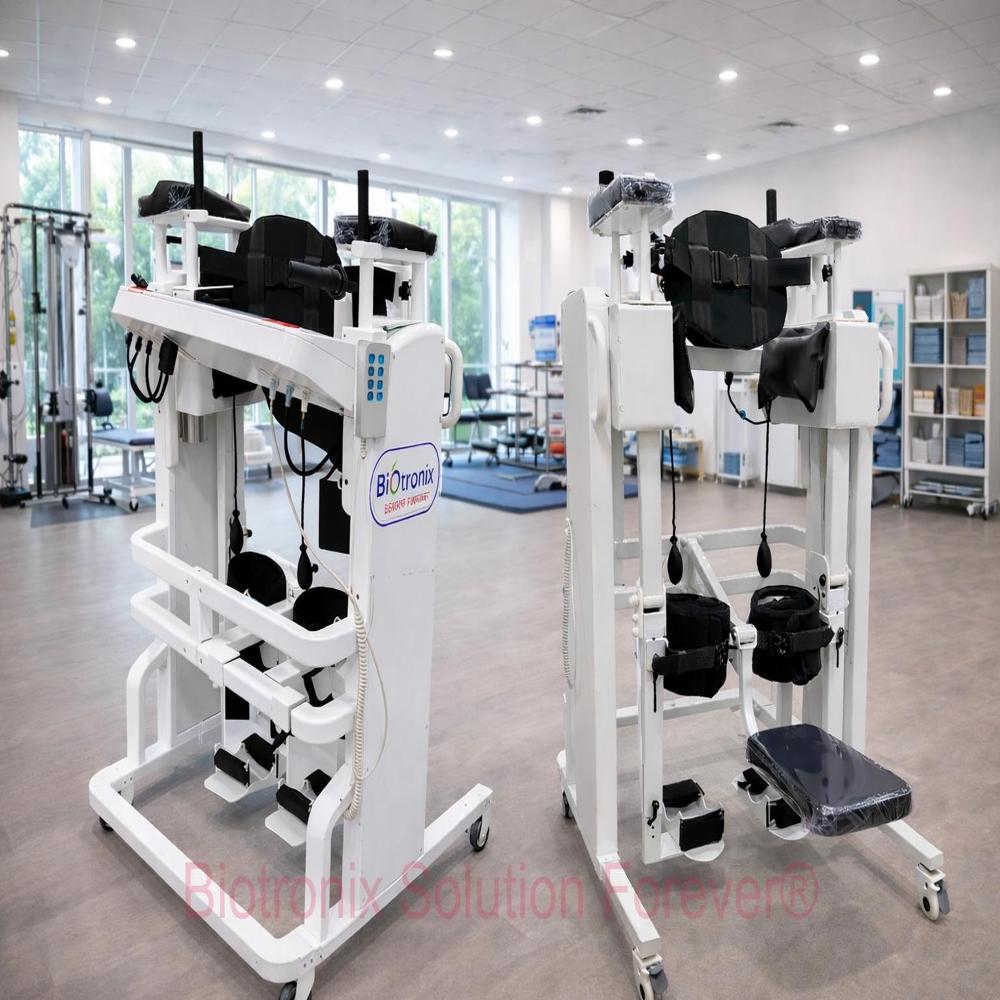 Physiotherapy Exoskeleton Machine for Walking Rehabilitation