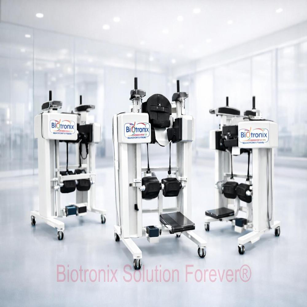 Physiotherapy Exoskeleton Machine for Walking Rehabilitation