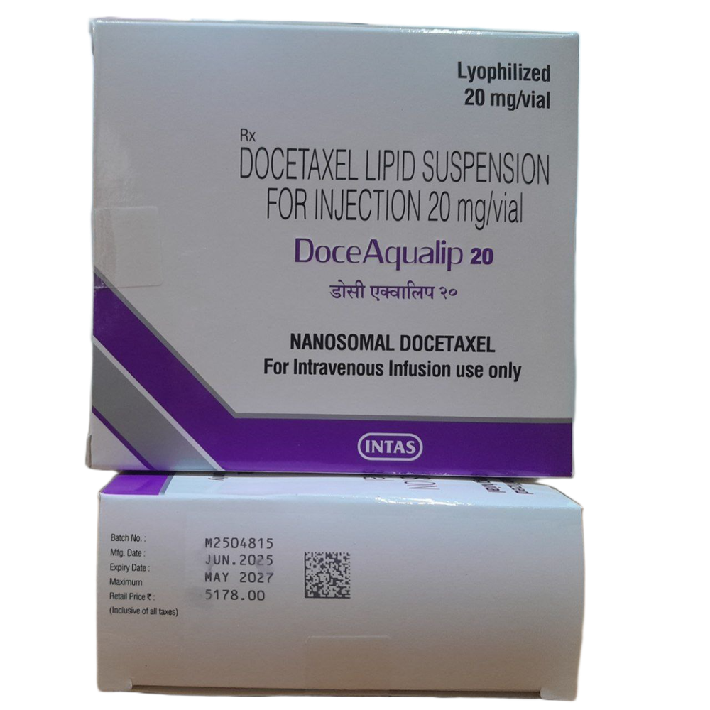 Doceaqualip 20mg - Docetaxel Lipid Suspension Injection