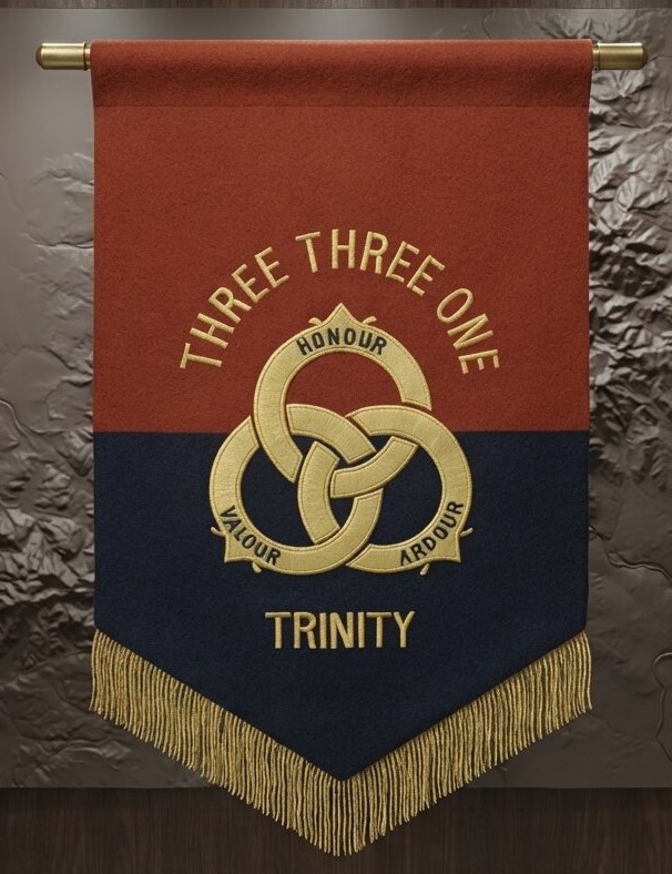 ARTY WALL BANNER ( THREE THREE ONE)  